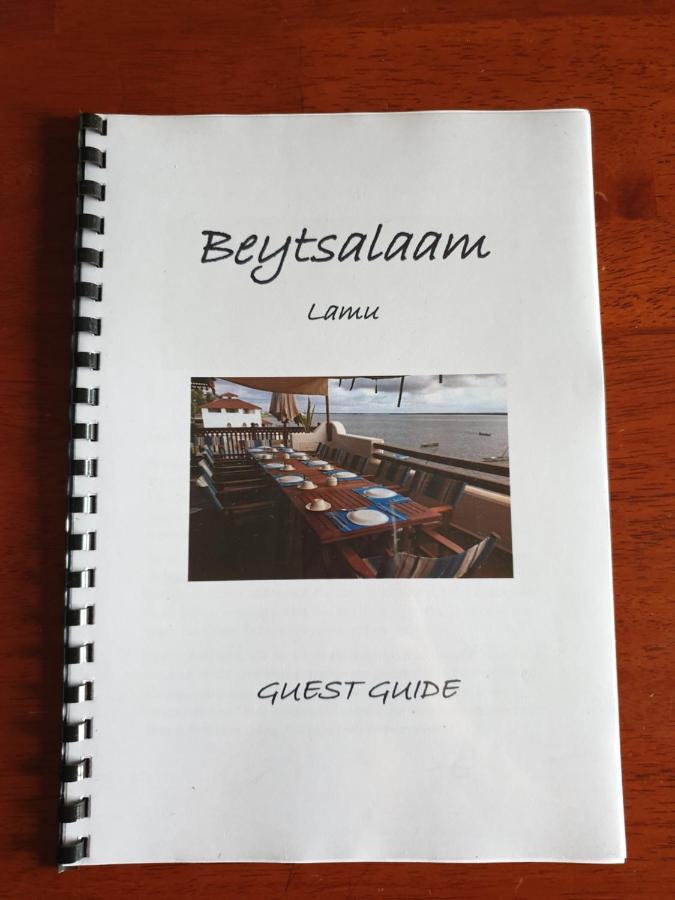 Beytsalam Bed and Breakfast Lamu Eksteriør billede